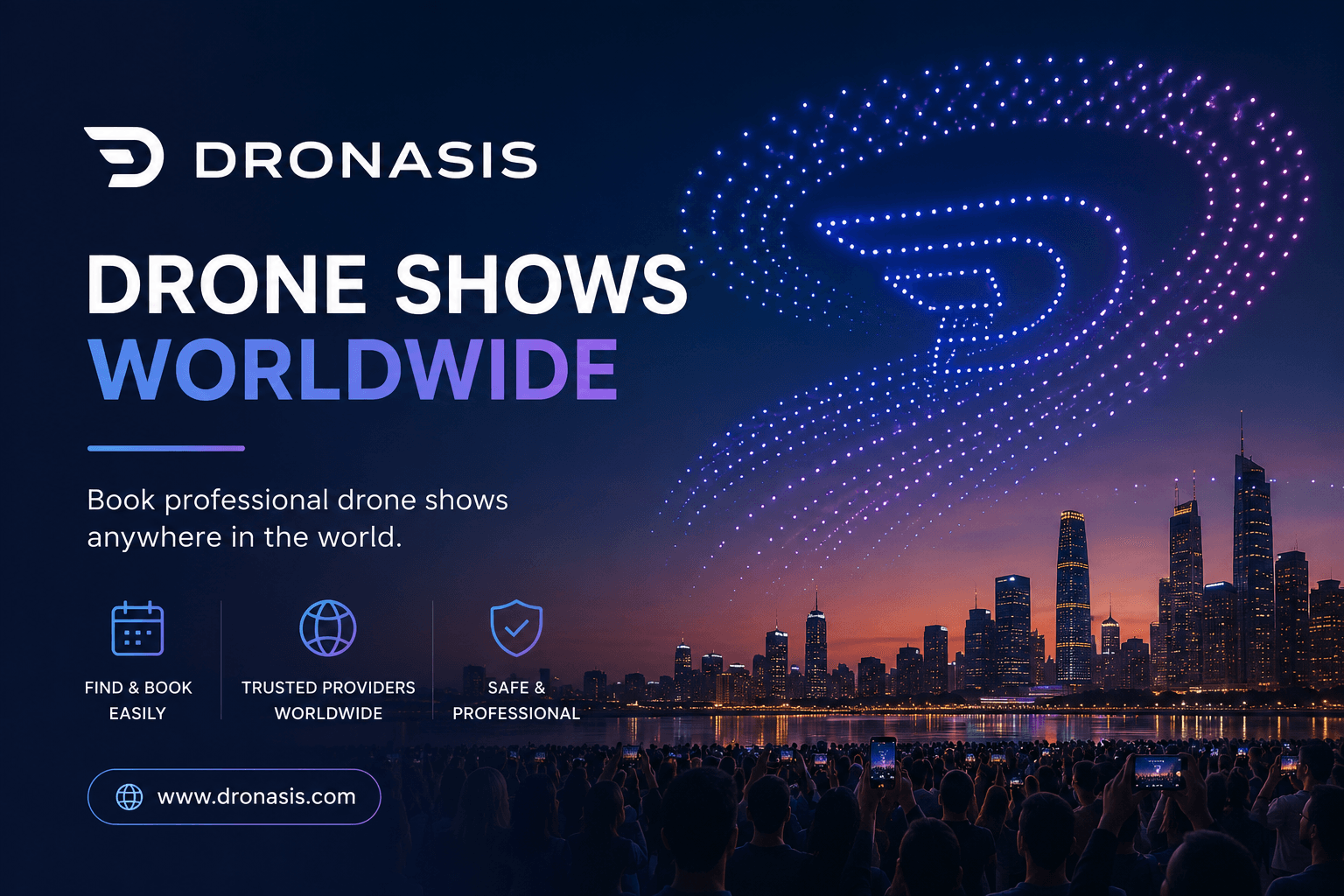 Dronasis drone show platform
